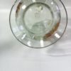 7" Transparent Hand Blown Glass Vase w/ Hand Painted Flowers - Image 3