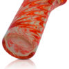 Twist Orange-Clear Hand Blown Glass Vase, Item No.V185 - Image 3