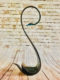Multi Color Hand Blown Glass Swan Dish, Candle Holder, Vase Item No. GB707