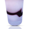 Opaque Purple-White Hand Blown Glass Vase,Item No RV019 - Image 5