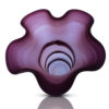 Opaque Purple-White Hand Blown Glass Vase,Item No RV019 - Image 3