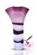 Opaque Purple-White Hand Blown Glass Vase,Item No RV019