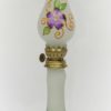 Hand Blown Glass, Purple Hand Painted Opaque Finish  Oil Lamp, Item No. OL103