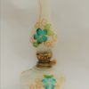 Hand Blown Glass, Turquoise Hand Painted Opaque Finish  Oil Lamp, Item No. OL105 - Image 3
