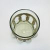 Wrought Rustic Iron and Hand Blown Glass Vase or Candle Holder - Image 3