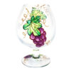 Set of 4 Turkish Cognac or Wine Glasses With Hand Painted Grapes - Item No GW406 - Image 2