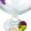 Set of 4 Turkish Cognac or Wine Glasses With Hand Painted Grapes - Item No GW406 - Image 3