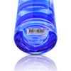 Clear - Royal Blue Hand Blown Glass Vase, Item No.V183 - Image 3