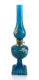 Hand Blown Glass and Hand Painted Blue Jade Oil Lamp, Item No. OL101