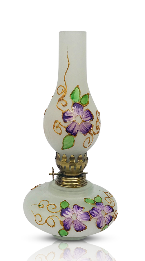 Purple oil lamp hotsell