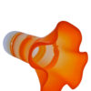 Fall Décor Opaque Tangerine Hand Blown Glass Vase, Item No.V186 - Image 3